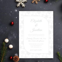 Schnee in Liebe Winterhochzeit
