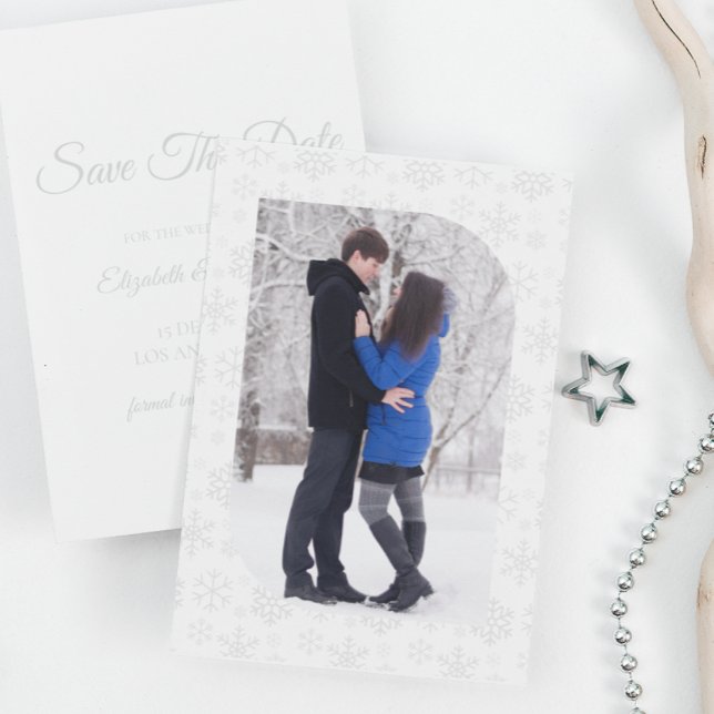 Schnee in Liebe Winterhochzeit Save The Date (Von Creator hochgeladen)