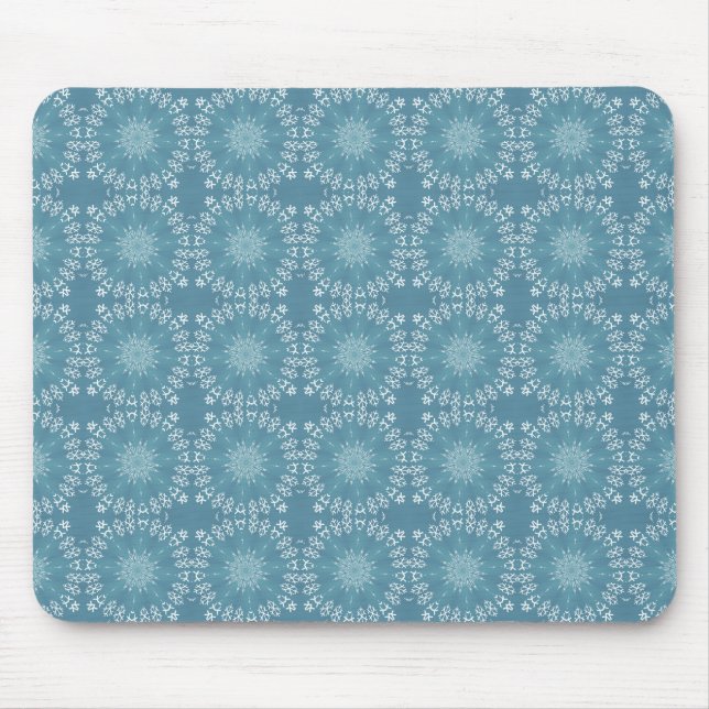 Schnee in meinem Garten Mousepad (Vorne)