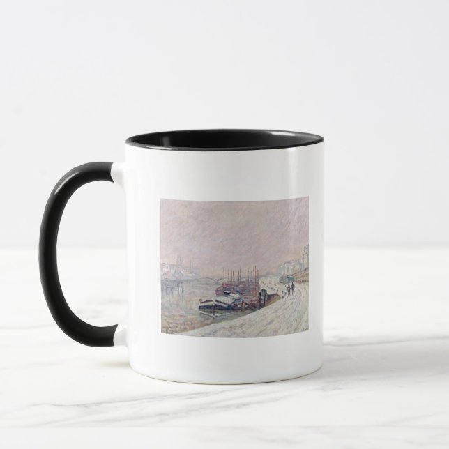 Schnee in Rouen Tasse (Links)