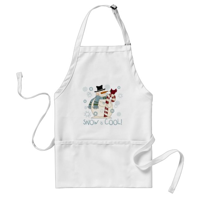 Schnee ist Cool Urlaub Tshirts und Geschenke Schürze (Vorne)