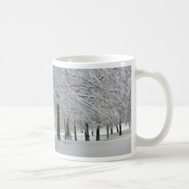 Schnee Kaffeetasse (Rechts)