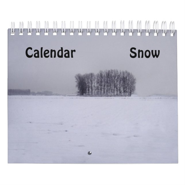 Schnee Kalender (Titelbild)