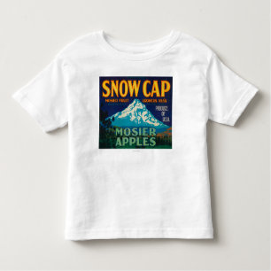 Schnee-Kappen-Apple-Kiste LabelMosier ODER Kleinkind T-shirt