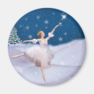 Schnee-Königin-Ballerina-Magnet Magnet