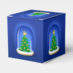 Schnee-Kugel Geschenkschachtel