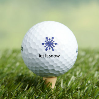 Schnee lassen golfball