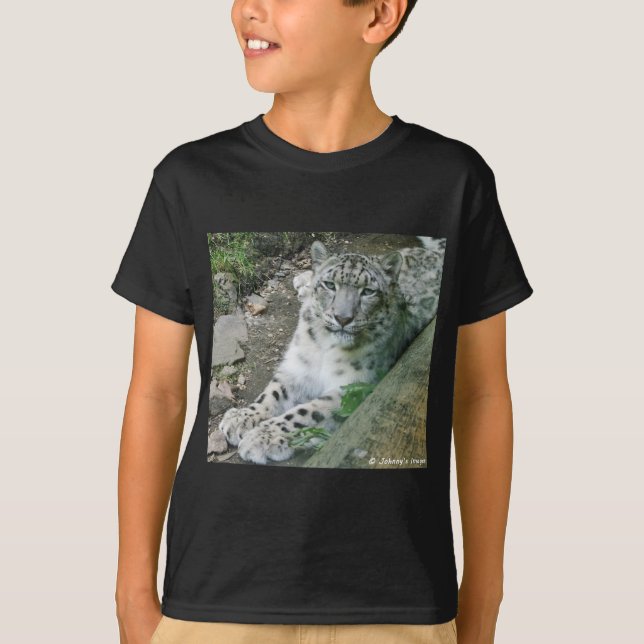 Schnee-Leopard 1 T-Shirt (Vorderseite)