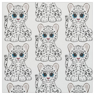 Schnee-Leopard CUB Stoff