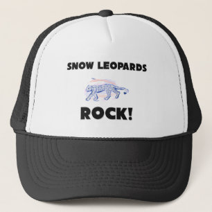 Schnee-Leopard-Felsen Truckerkappe
