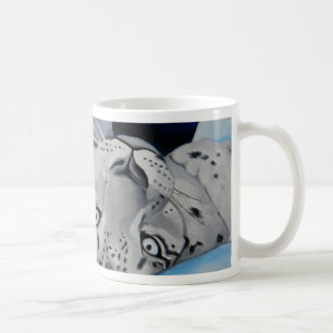 Schnee-Leopard Kaffeetasse