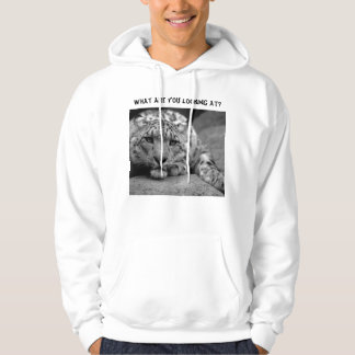 Schnee-Leopard-Kapuzenpulli - was betrachten SIE? Hoodie