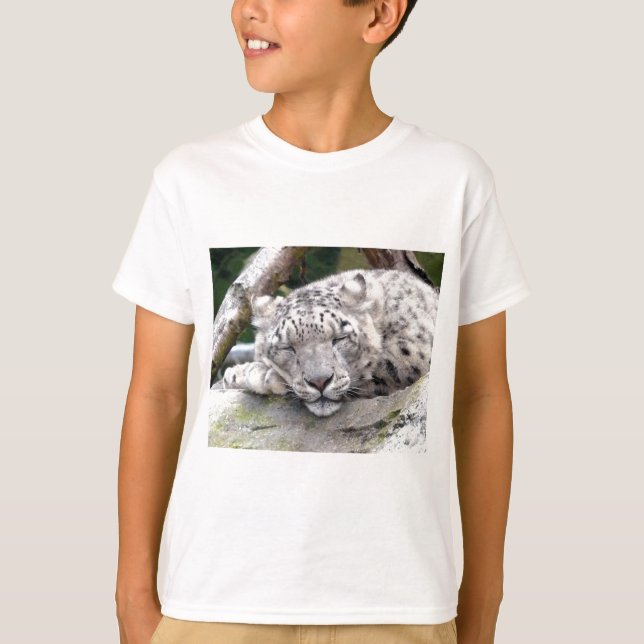 Schnee Leopard - schön! T-Shirt (Vorderseite)