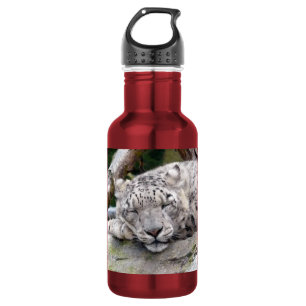 Schnee Leopard - schön! Trinkflasche