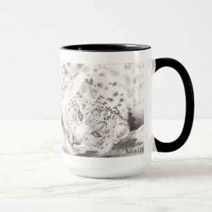 Schnee-Leopard-Tasse Tasse