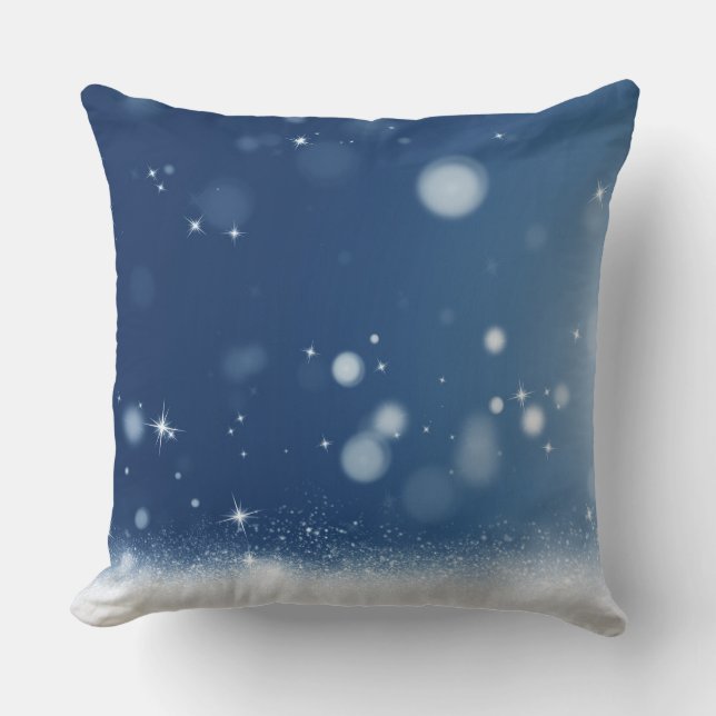 Schnee & Lichter Kissen (Vorderseite)