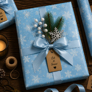 Schnee Lied Geschenkpapier Set
