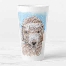 Schnee Milchtasse