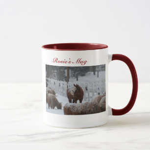 Schnee-Pferd, Rosies Tasse