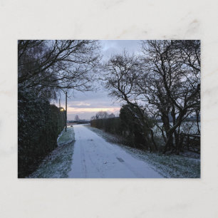 Schnee Postkarte