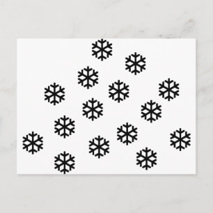 Schnee Postkarte