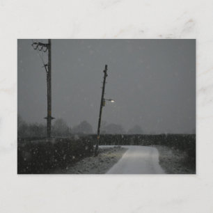 Schnee Postkarte