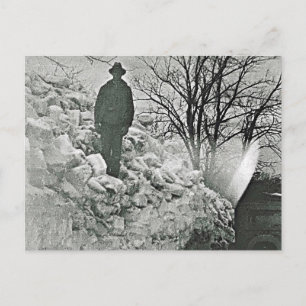Schnee Postkarte