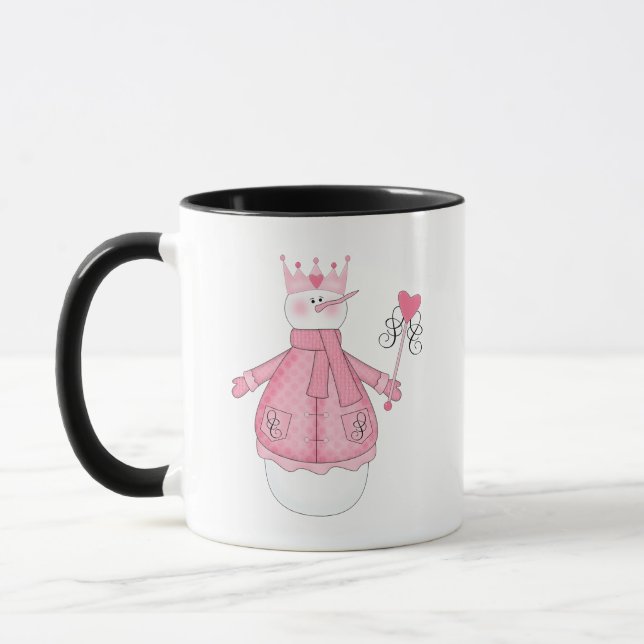 Schnee Prinzessin Holiday Tshirts und Geschenke Tasse (Links)