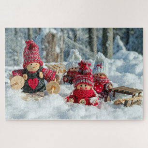 Schnee & Puppen Puzzle