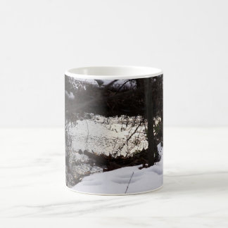 Schnee-Reflexions-Tasse Kaffeetasse