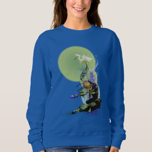 SCHNEE-REIHER KOI FISCH TEICH SERENITÄT SWEATSHIRT