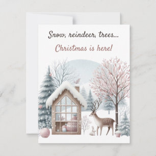 ❄️🎄 Schnee, Rentiere, Bäume... Weihnachten ist da Einladung