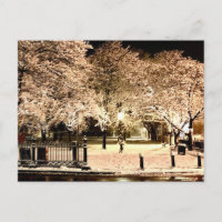 Schnee Salem Common Massachusetts Foto