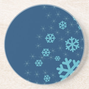 Schnee Sandstein Untersetzer