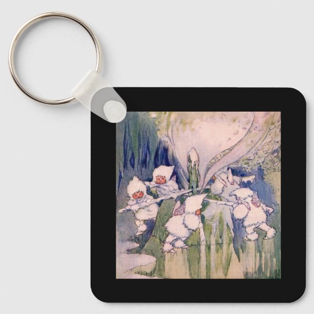 Schnee Schlüsselanhänger (Vorderseite)