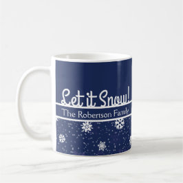 Schnee, Schneeflocke Kaffeetasse