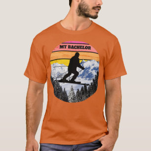 Schnee Ski Mt Bachelor Skigebiet Oregon T-Shirt