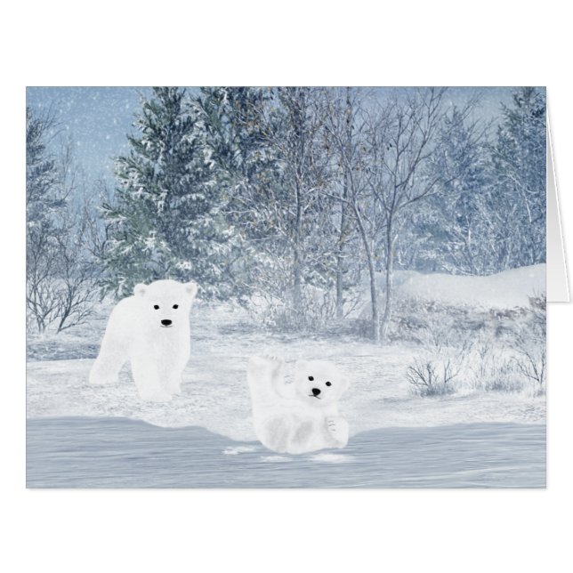 Schnee-Spaß - Eisbär CUB (Vorderseite (Horizontal))