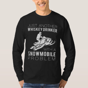 Schnee & Spirituosen: Ein weiterer Whiskey Drinker T-Shirt