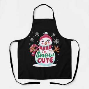 Schnee süß! Umarme den Winterzauber von Weihnachte Schürze