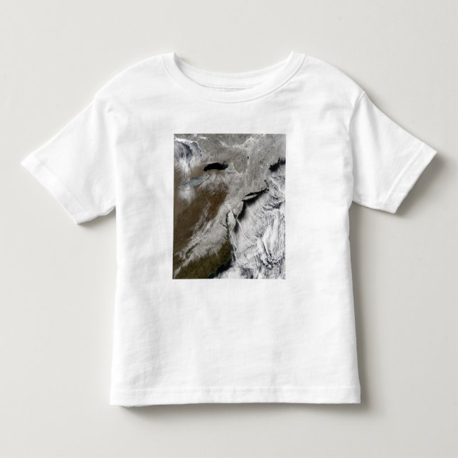 Schnee über die nordöstlichen Staaten Kleinkind T-shirt (Vorderseite)