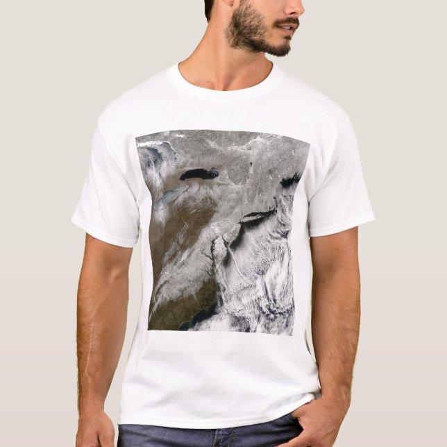 Schnee über die nordöstlichen Staaten T-Shirt (Vorderseite)