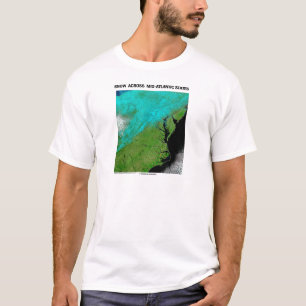 Schnee über Mittler-Atlantischen Staaten T-Shirt