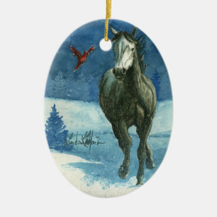 Schnee-Umbau-Weihnachtsverzierung Keramik Ornament