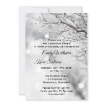 Schnee und EisWinter Probe Abendessen