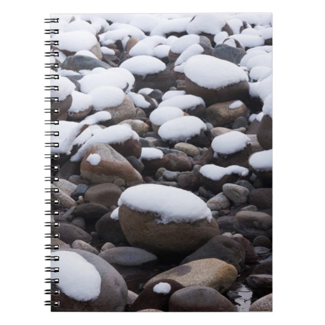 Schnee und Felsen, Nationalpark Rainier Notizblock (Vorderseite)