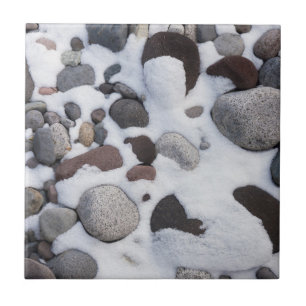 Schnee und Felsen, Rainier-Nationalpark 2 Fliese