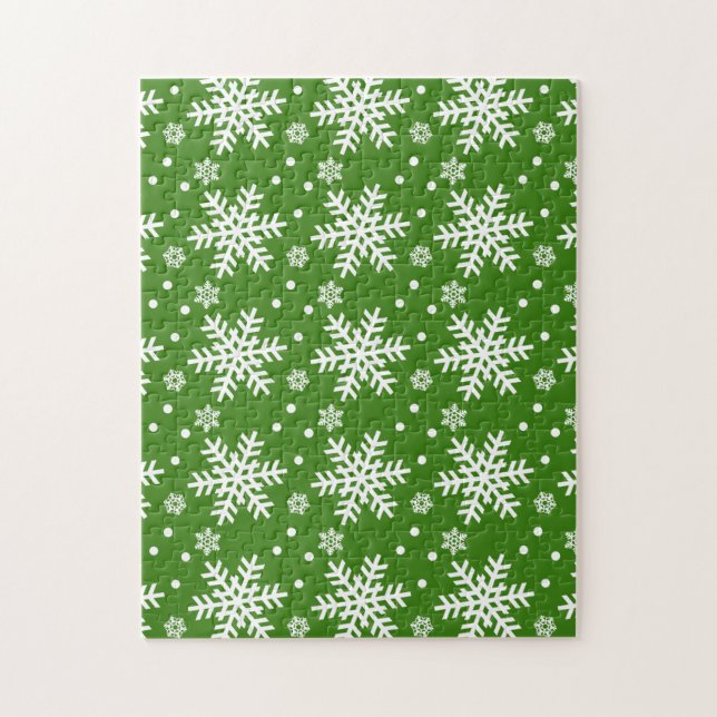 Schnee und Schneeflocken (Vertikal)