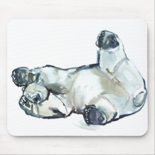 Schnee-Unebenheit Mousepad