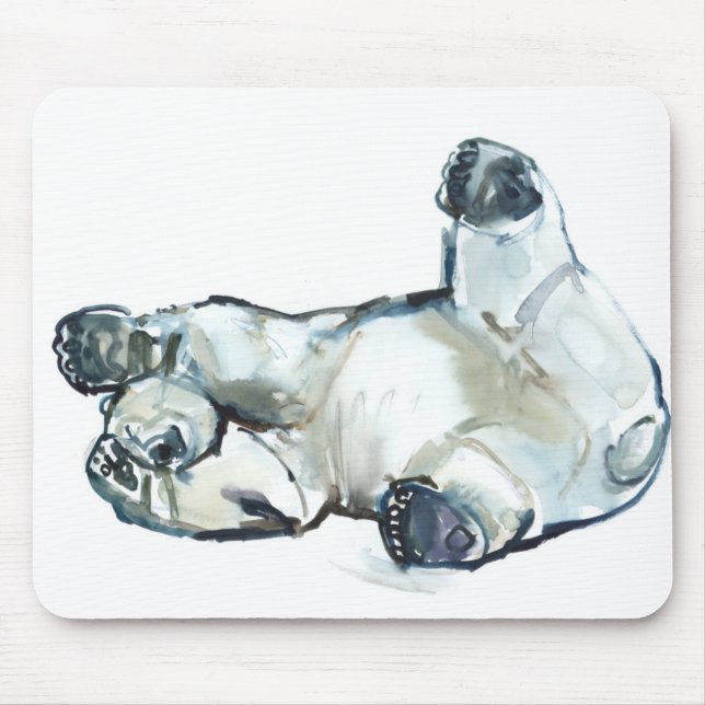 Schnee-Unebenheit Mousepad (Vorne)